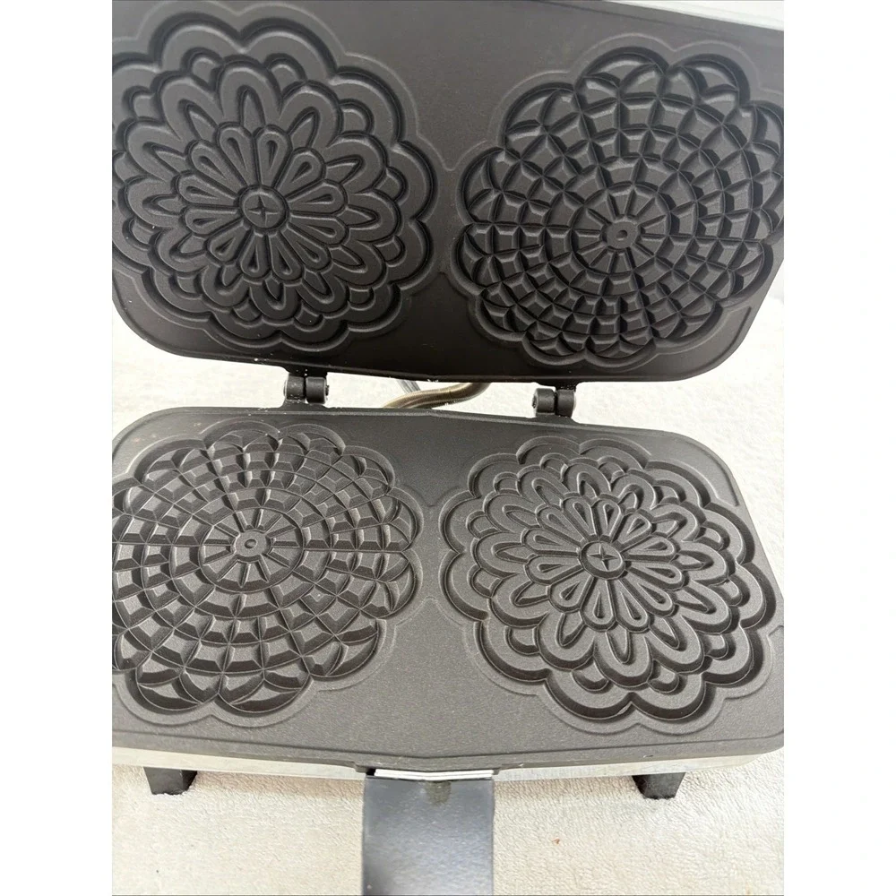 Vitantonio Pizzelle Chef No. 300-NS Italian Cookie Maker -- Tested Works Great!